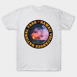 Hawaii Volcanoes National Park circle T-Shirt